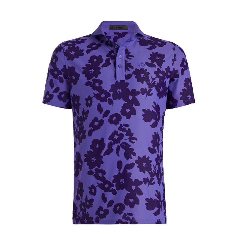 GFORE Floral Pique Men's Polo (Canyon)