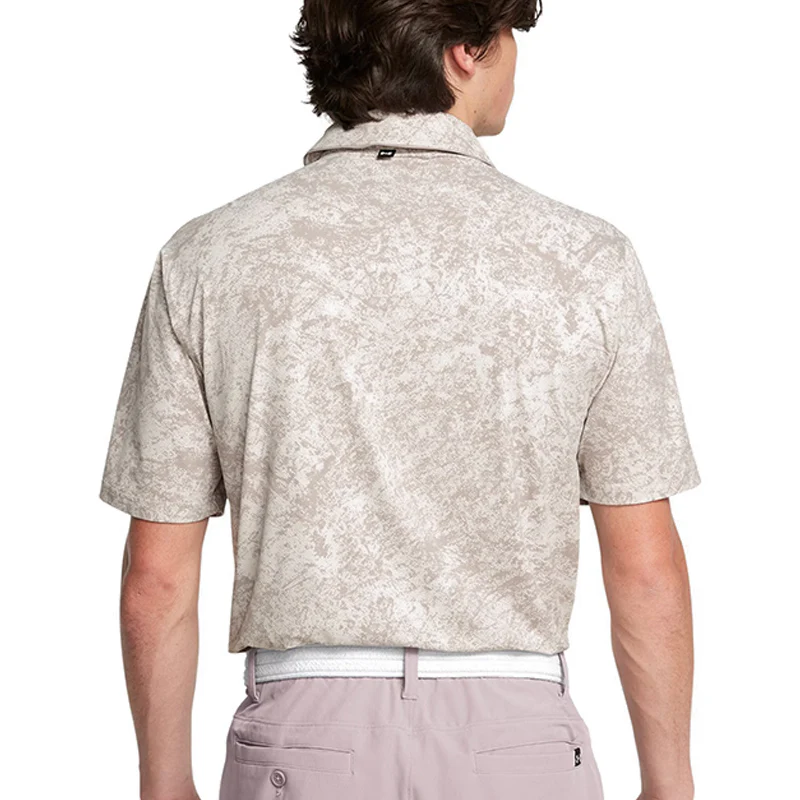 UNDER ARMOUR Iso-Chill Edge Men's Polo (Grey Matter) - Image 4