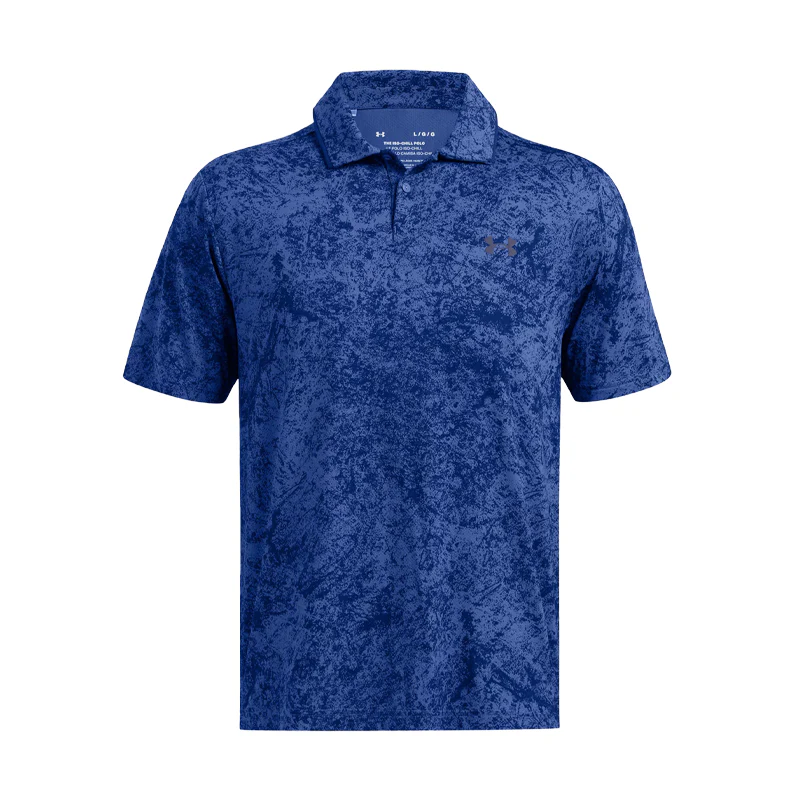 UNDER ARMOUR Iso-Chill Edge Men's Polo (Tech Blue/Navy)
