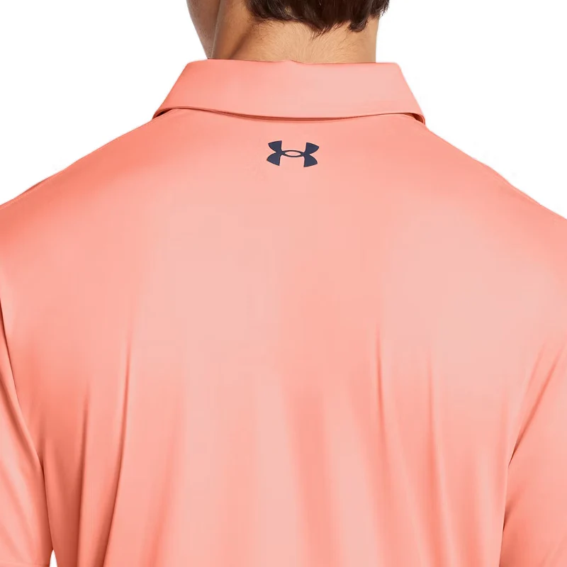UNDER ARMOUR T2G Men's Polo (Flare Orange) - Image 4