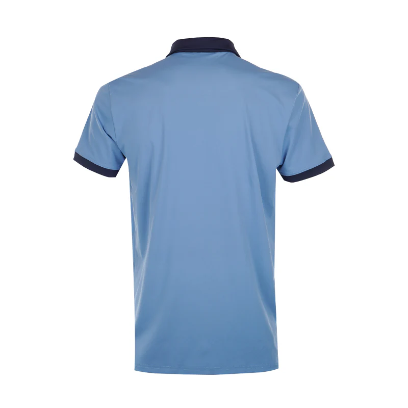 CUTTER & BUCK Tour Dry Men's Polo (Blue) - Image 2