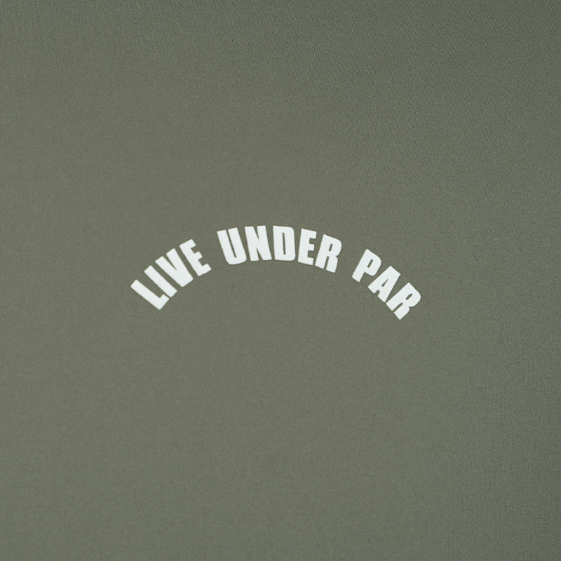 CUTTER & BUCK Oversized Men's Mock Shirt (Olive) - Image 3