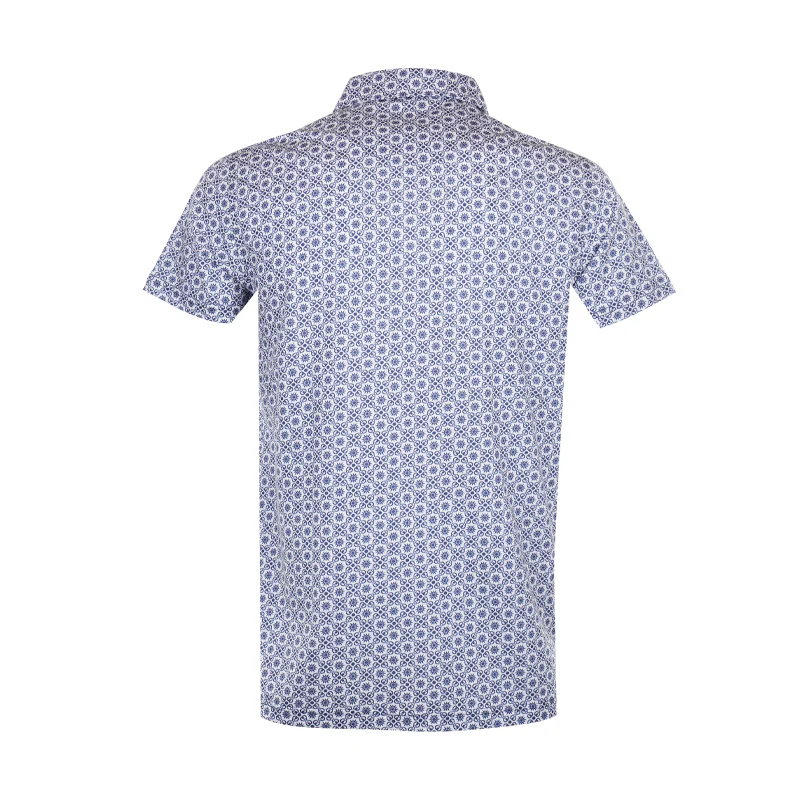 CUTTER & BUCK Men's Mercerized Polo (Dark Purple) - Image 2