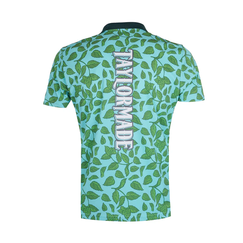 TAYLORMADE Pro Championship 2024 Men's Polo (Light Blue/Green) - Image 2