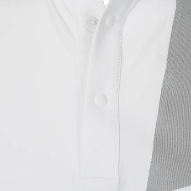 TAYLORMADE Asymmetric Men?s Polo (White) - Image 3
