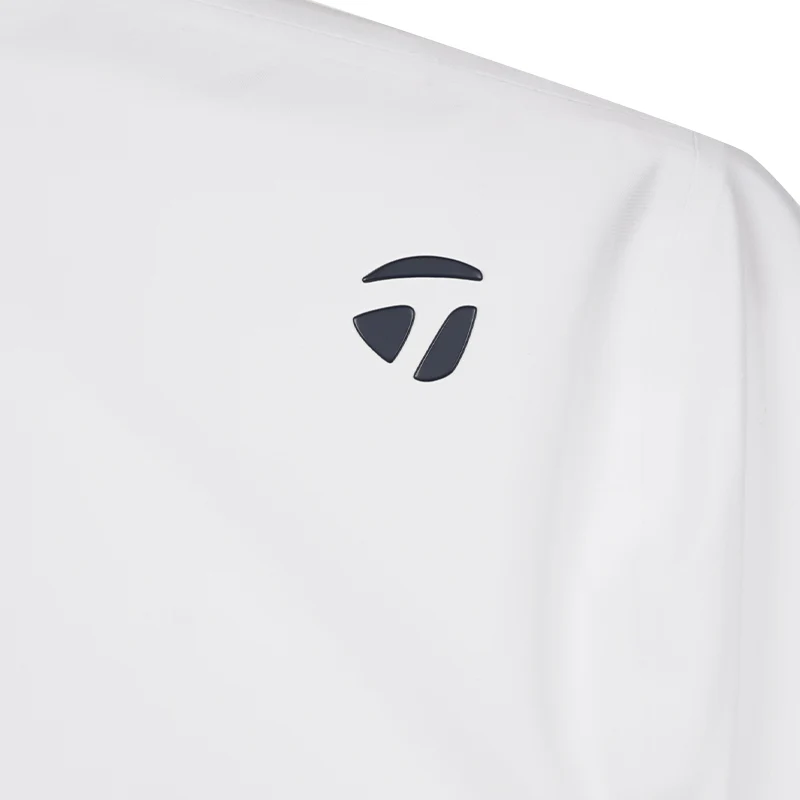 TAYLORMADE Asymmetric Men?s Polo (White) - Image 4
