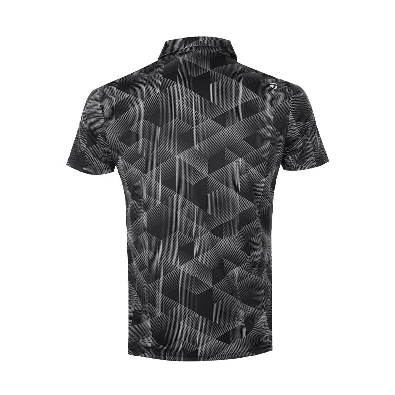 TAYLORMADE T-ICE Graphic Men?s Polo (Black) - Image 2