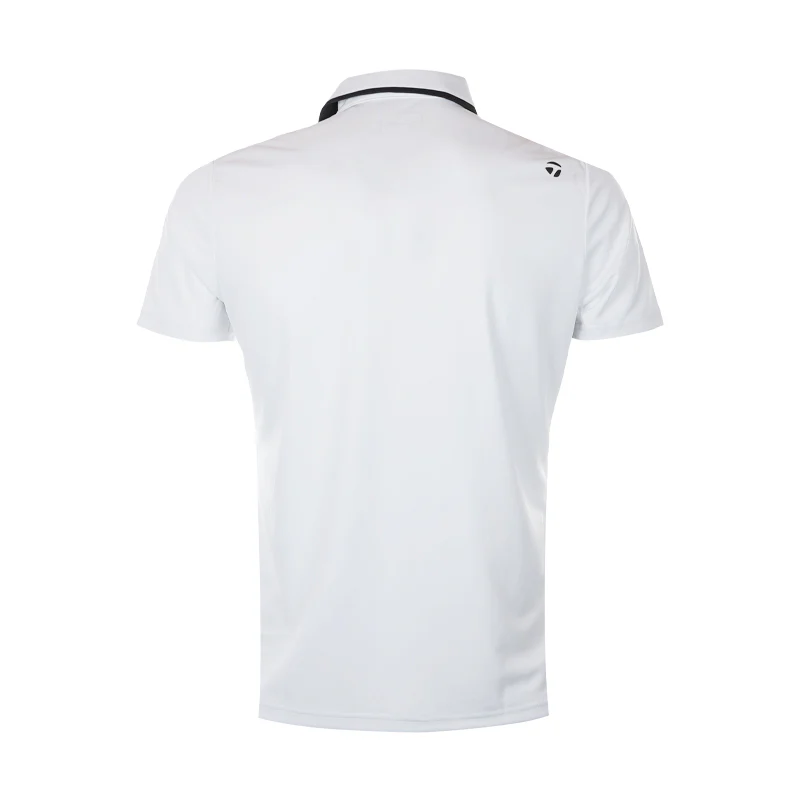 TAYLORMADE T-ICE Metal Men?s Polo (White) - Image 2