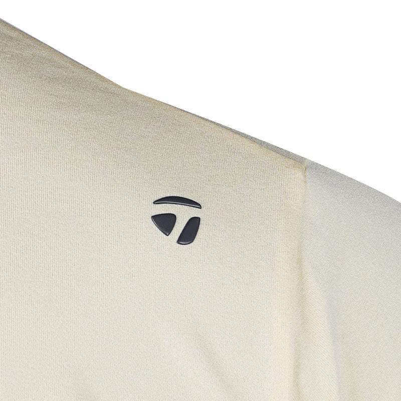 TAYLORMADE Logo Graphic Women?s Mock Shirt (Cream) - Image 4