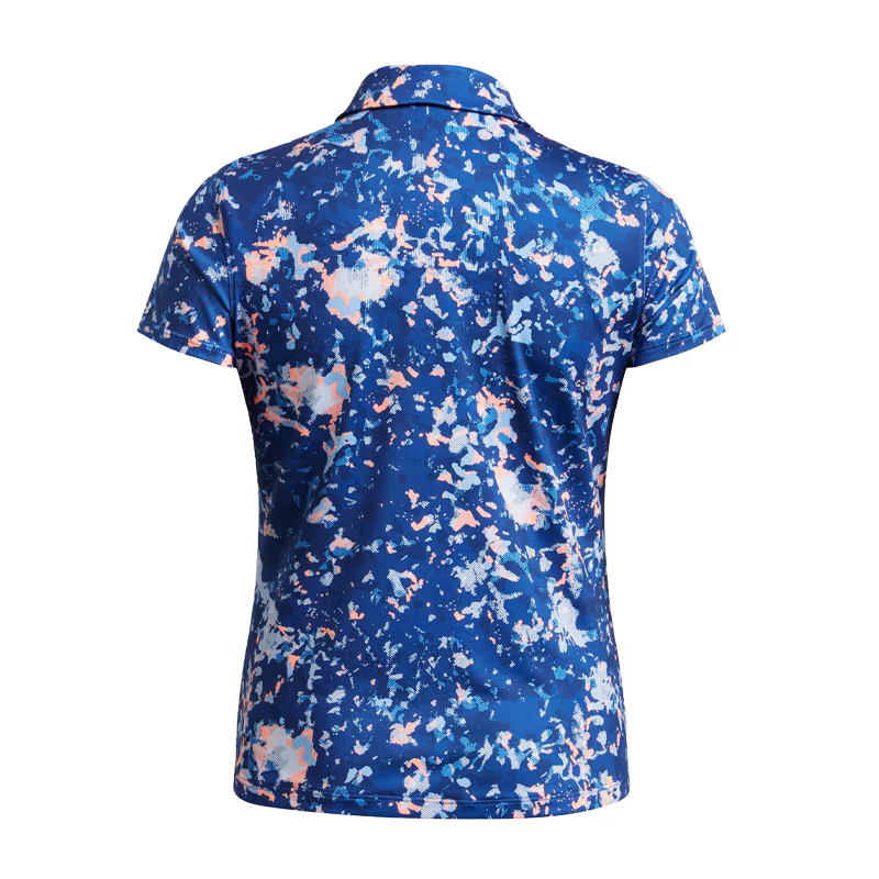 UNDER ARMOUR Playoff 3.0 Printed Women's Polo (Tech Blue) - Image 2