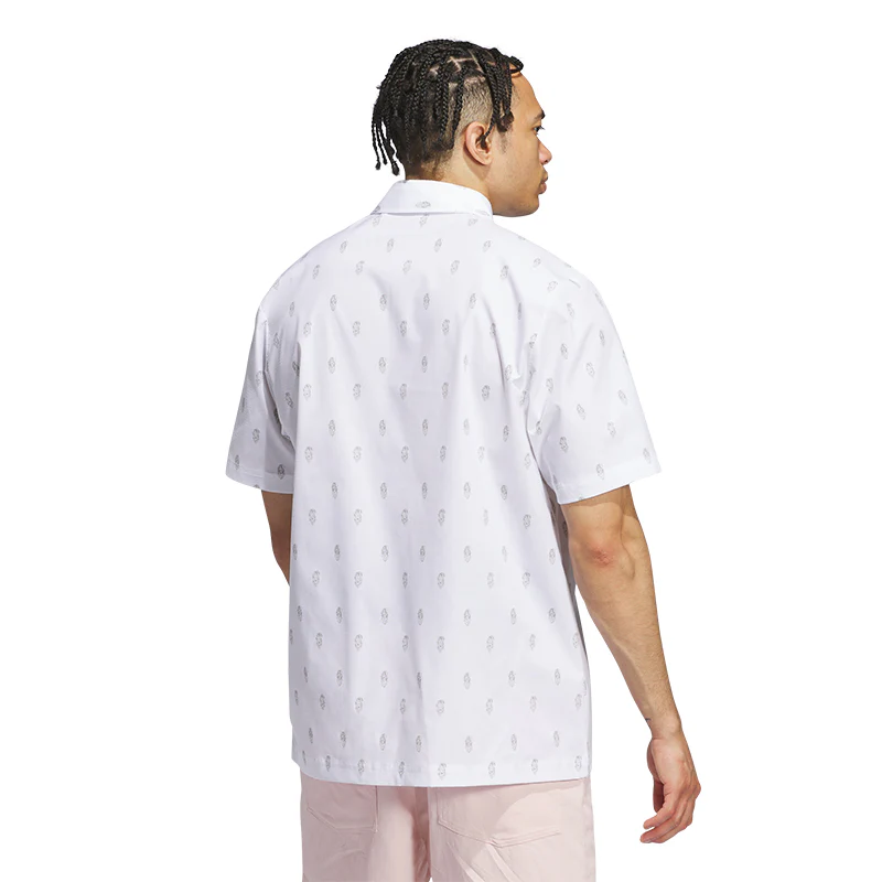 ADIDAS Go-To Resort Button Down Men?s Polo (White) - Image 2