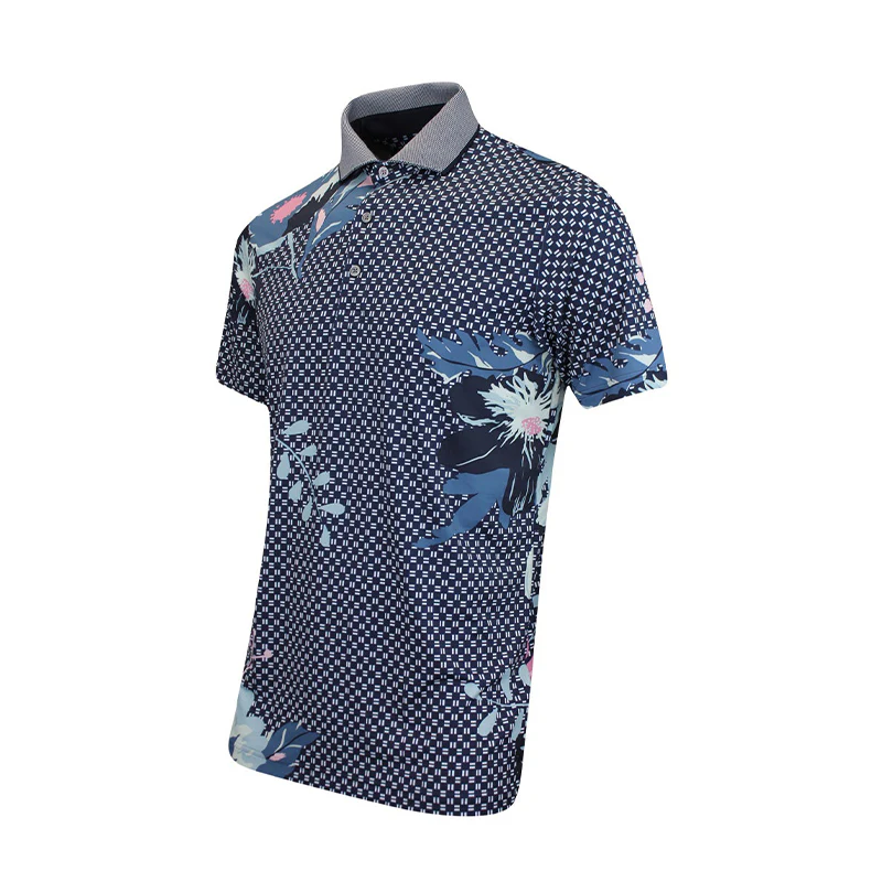 PUMA MATTR Terrance Men's Polo (Deep Navy) - Image 3