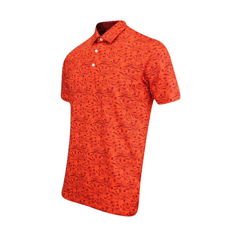 PUMA CLOUDSPUN Watering Hole Men's Polo (Redmazing) - Image 3