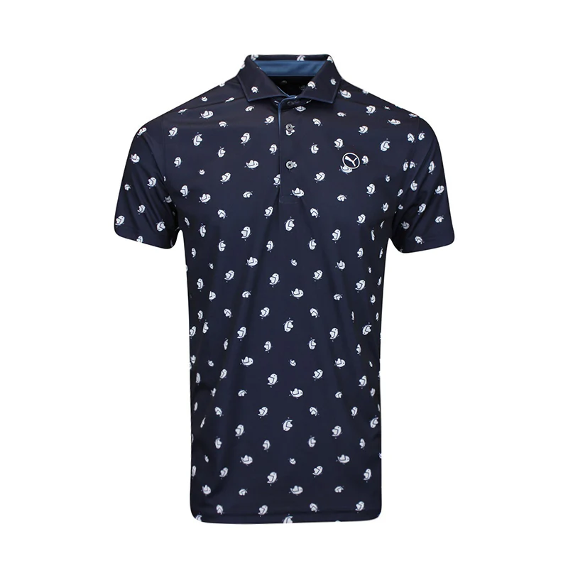 PUMA Pure Love Birdies Men's Polo (Deep Navy/White)