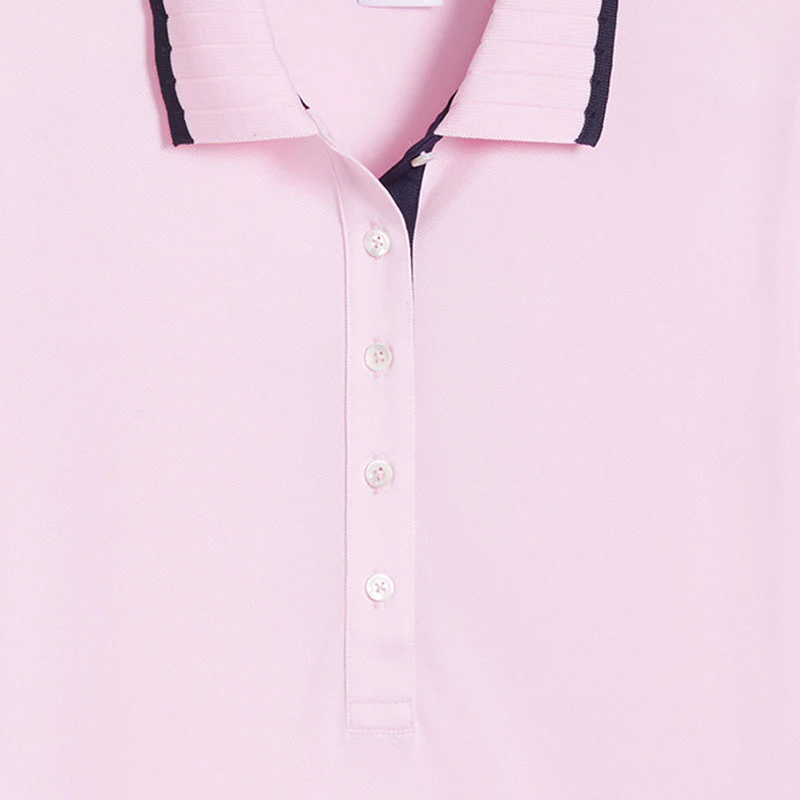 PUMA x Arnold Palmer Pique Women's Polo (Pale Pink) - Image 3