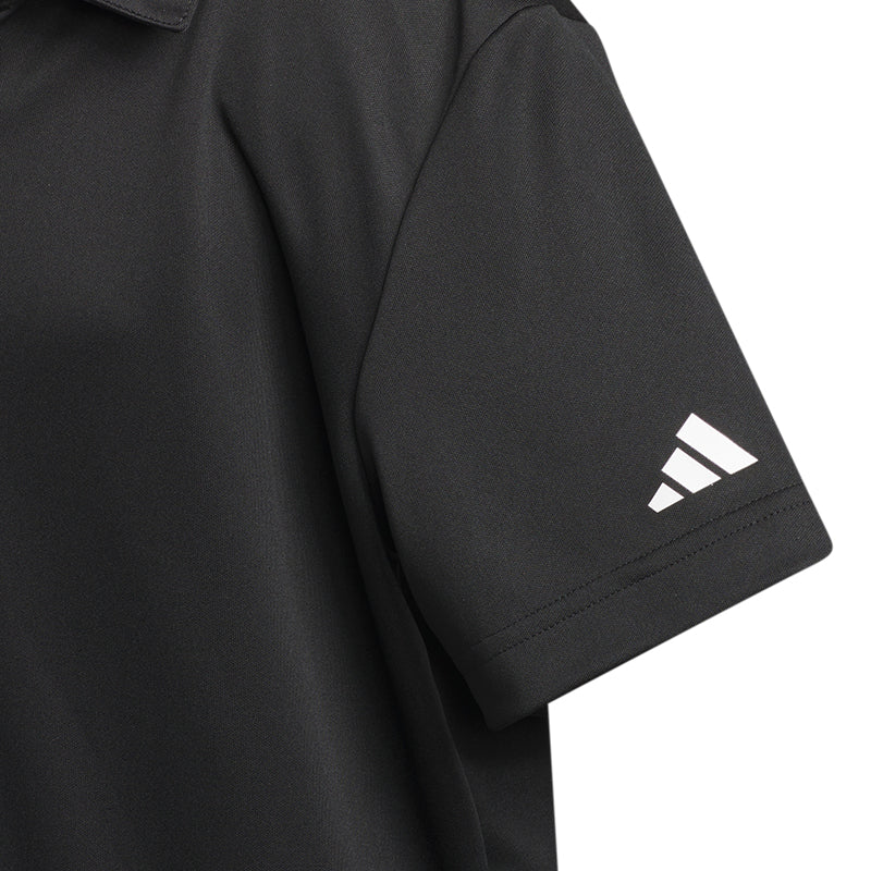ADIDAS Performance Boy's Polo (Black) - Image 4