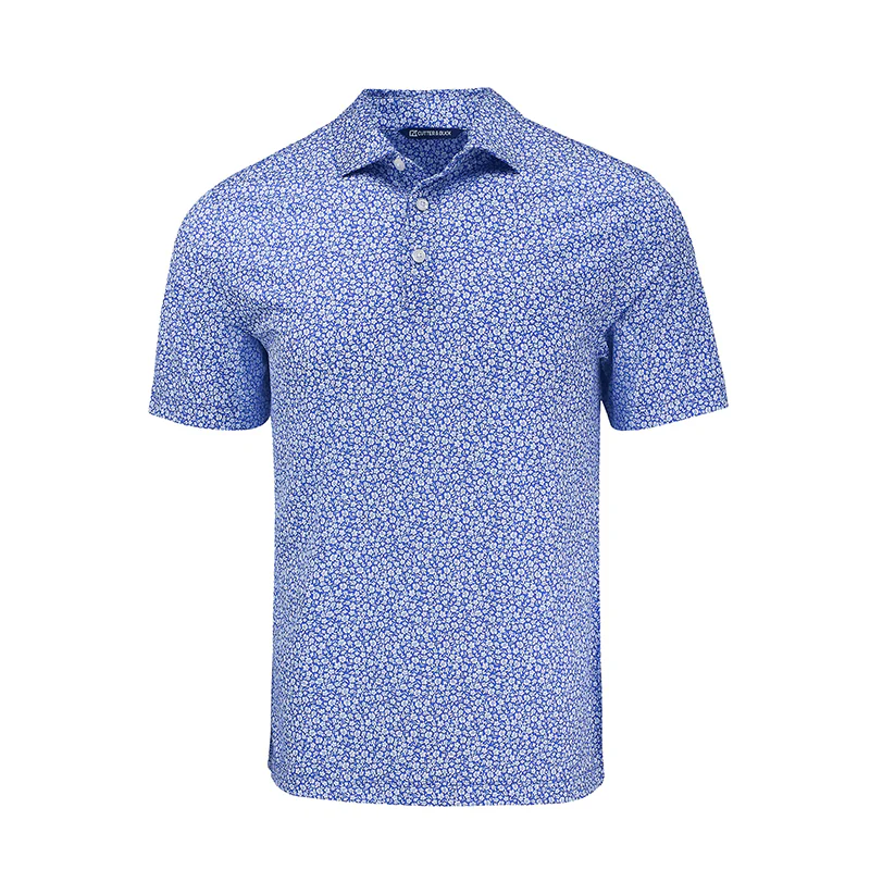 CUTTER & BUCK Pike Eco Flora Print Men's Polo (Chelan)