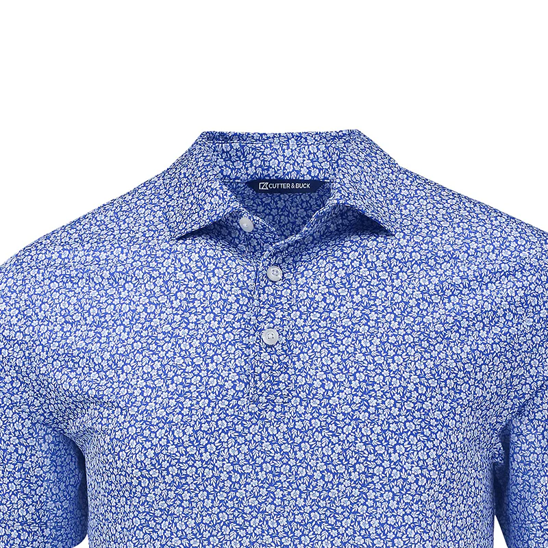 CUTTER & BUCK Pike Eco Flora Print Men's Polo (Chelan) - Image 3