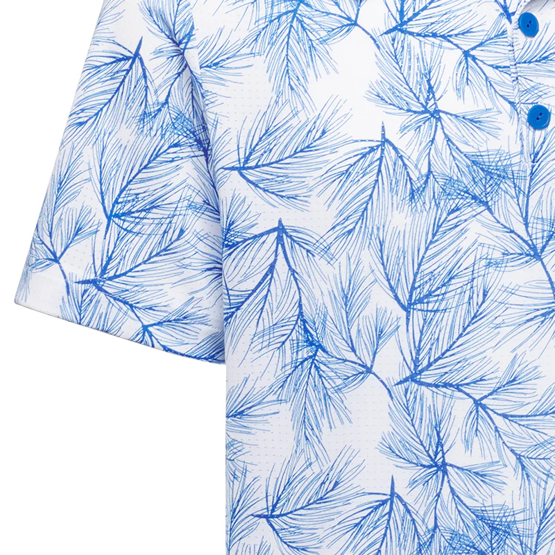 ADIDAS Scripted Boy's Polo (Blue) - Image 3