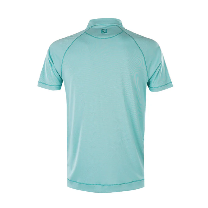 FOOTJOY Geo Jacquard MenÆs Polo (Green) - Image 2