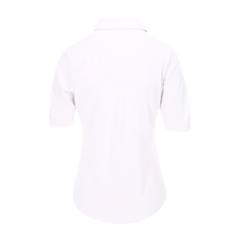 FOOTJOY Ruched Half Sleeve Women?s Shirt (White) - Image 2
