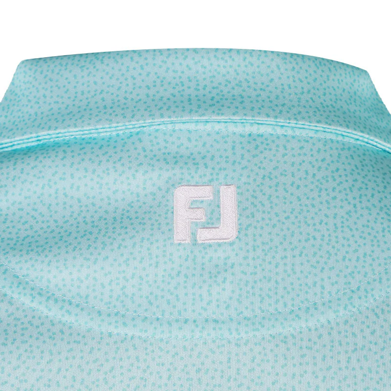 FOOTJOY Dot Print Women's Polo (Aqua) - Image 4