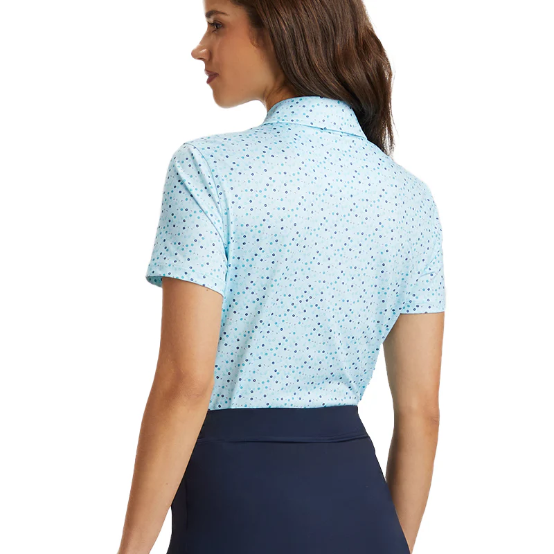 GFORE Aye Poppy Tech Jersey WomenÆs Polo (Daybreak) - Image 2