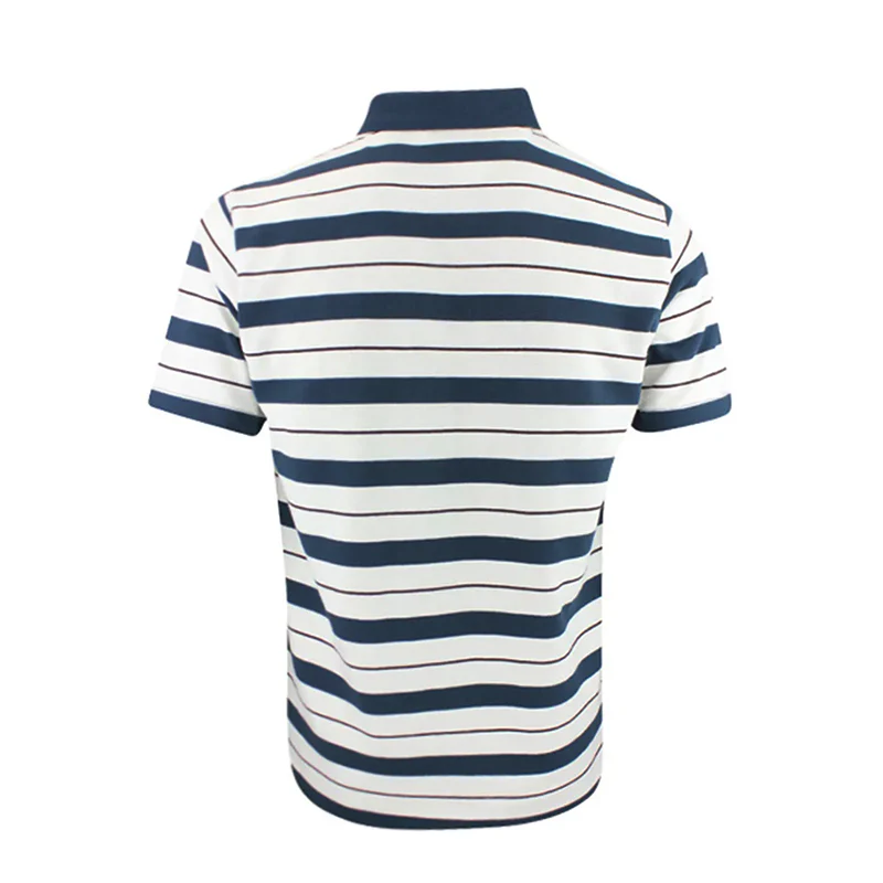 PUMA x QGC Sunday Stripe Men's Polo (White/Blue) - Image 2