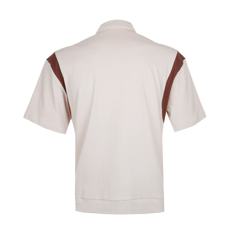 STUDENTSGOLF Morgan Men's Polo (Sand) - Image 2