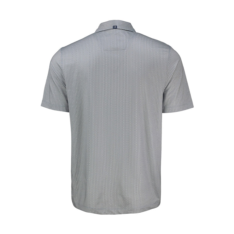 CUTTER & BUCK Pike Eco Shadow Check Print Recycled Men?s Polo (Polished) - Image 2