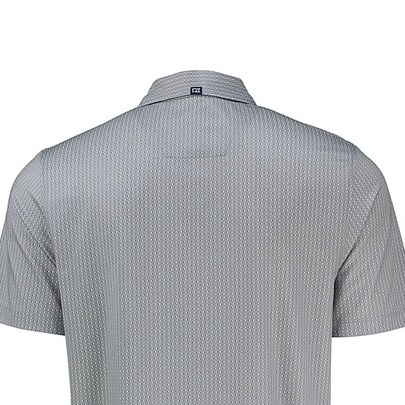 CUTTER & BUCK Pike Eco Shadow Check Print Recycled Men?s Polo (Polished) - Image 4