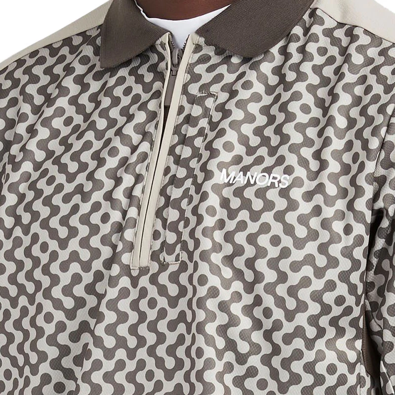 MANORS Eighteenth Ranger Men's Polo (Taupe) - Image 3
