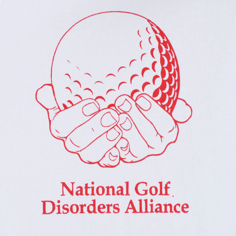 STUDENTSGOLF Nat Golf Disorder Aliance Men's T-Shirt (White) - Image 3