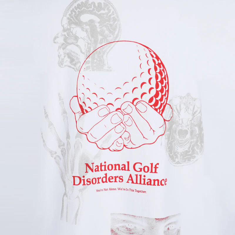STUDENTSGOLF Nat Golf Disorder Aliance Men's T-Shirt (White) - Image 4