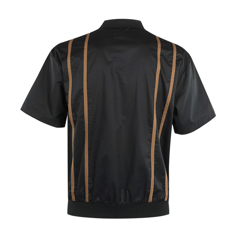 STUDENTSGOLF Akers Poplin Popover Men's Shirt (Black) - Image 2