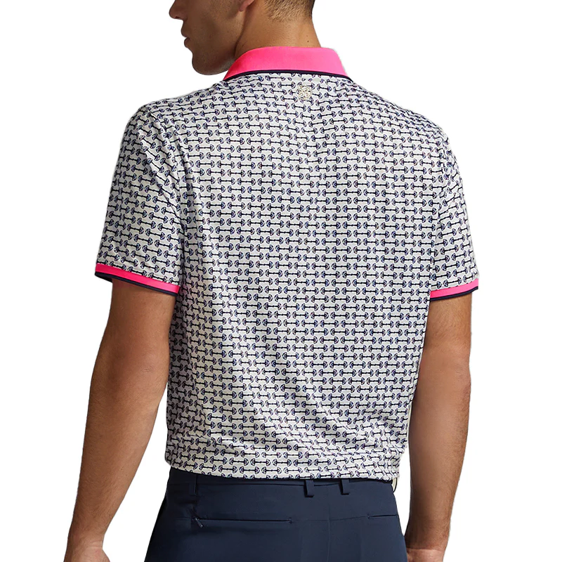 GFORE G Link Tech Jersey Men's Polo (Stone) - Image 2