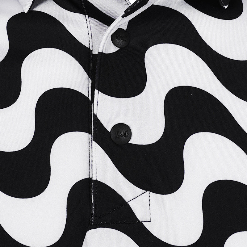 WAAC x Iron Heads Wave Waacky Men's Polo (Black) - Image 3