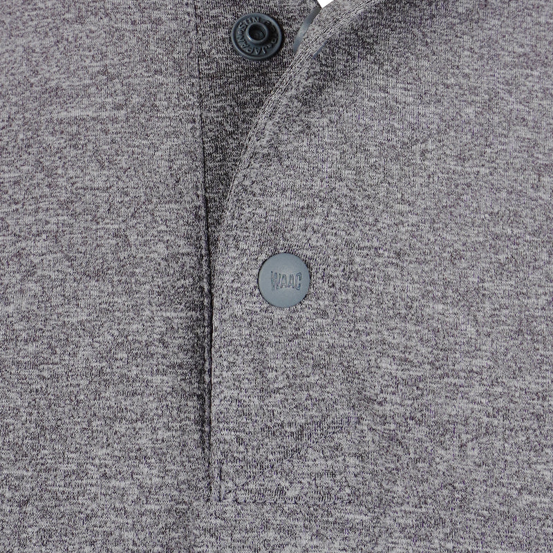 WAAC x Iron Head Essential Men's Polo (Grey Heather) - Image 3