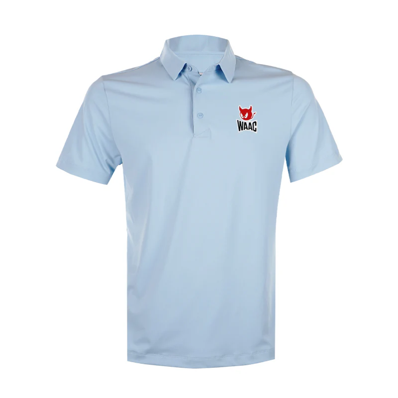 WAAC x Iron Head Essential Men's Polo (Blue Heather)
