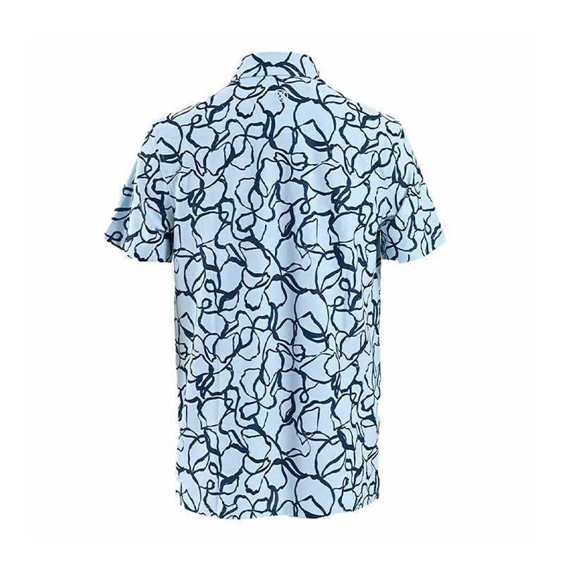 GFORE Sketch Floral Men's Pique Polo (Daybreak) - Image 2