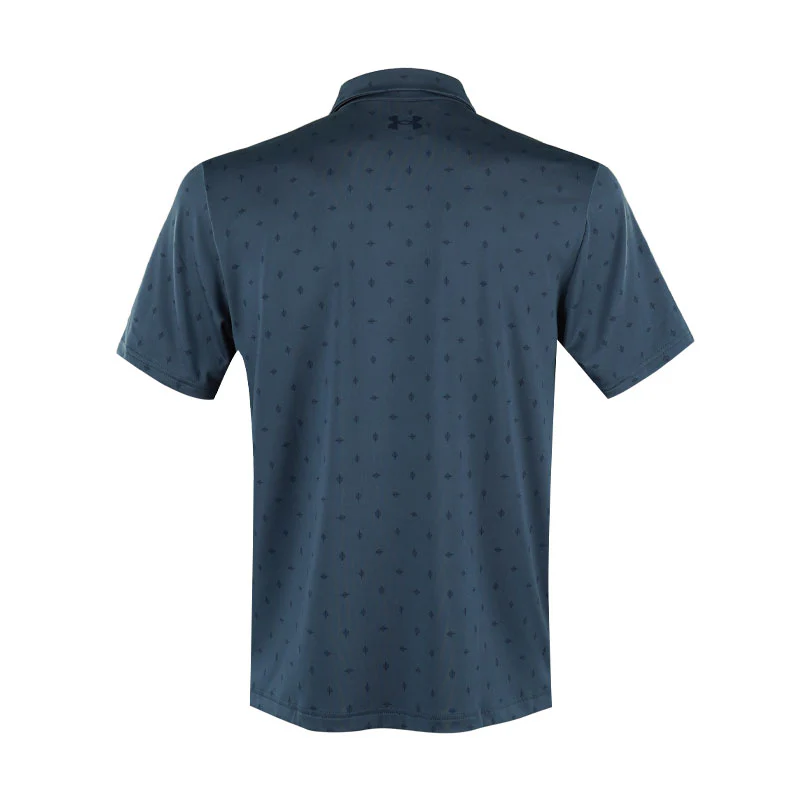 UNDER ARMOUR Playoff 3.0 Stripe Men's Polo (Downpour Grey) - Image 2