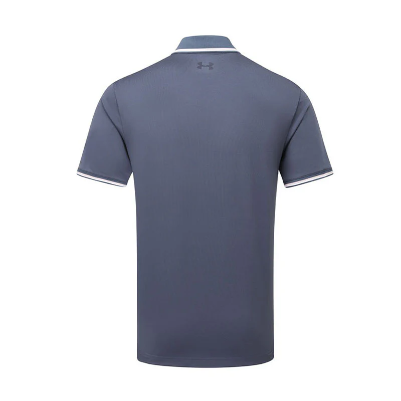 UNDER ARMOUR Playoff 3.0 Rib Men's Polo (Downpour Grey) - Image 2