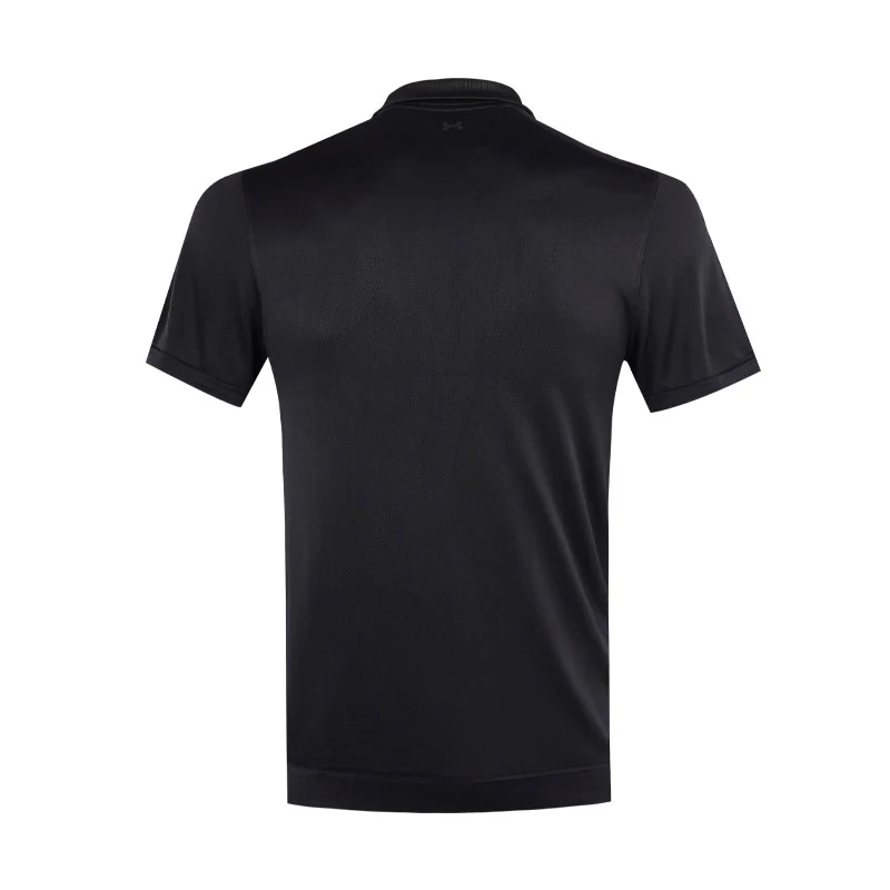 UNDER ARMOUR Drive Pro Seamless Men's Polo (Black) - Image 2