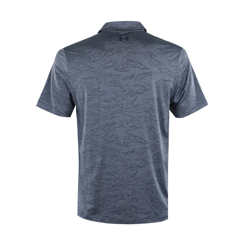 UNDER ARMOUR Playoff Jacquard Men's Polo (Downpour Grey) - Image 2