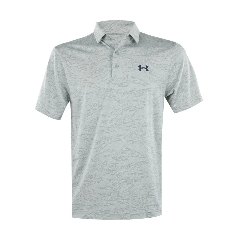 UNDER ARMOUR Playoff Jacquard Men's Polo (Silica Green)