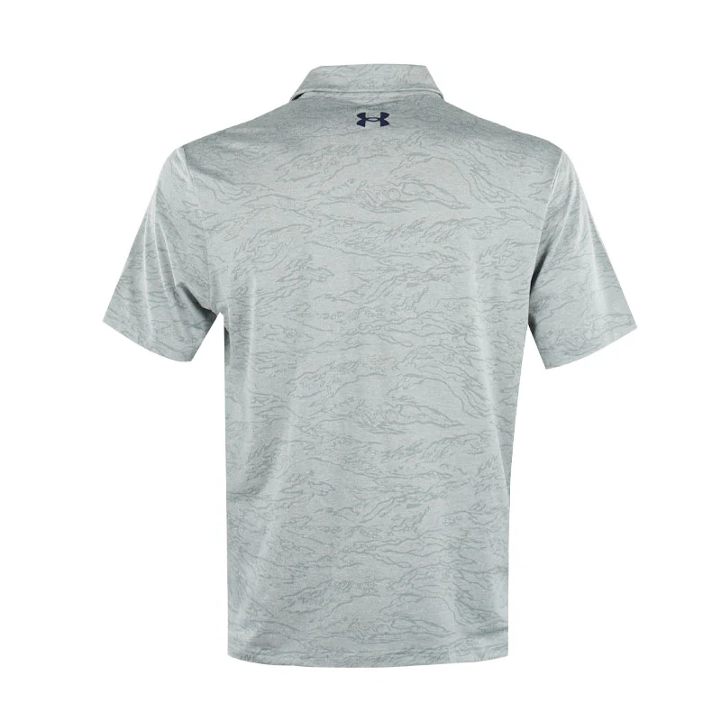 UNDER ARMOUR Playoff Jacquard Men's Polo (Silica Green) - Image 2