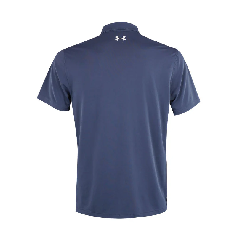 UNDER ARMOUR T2G (2025) Men's Pique Polo (Downpour Grey) - Image 2