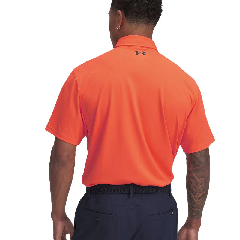 UNDER ARMOUR T2G (2025) Men's Pique Polo (Fire) - Image 4