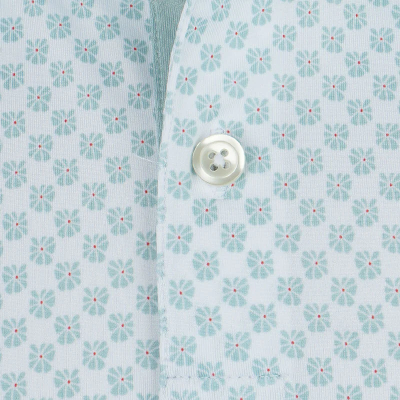 PUMA MATTR Micro Florals Boy's Polo (Mint) - Image 3