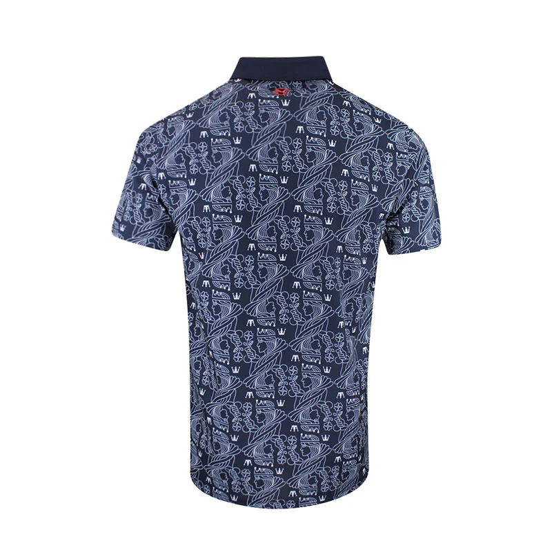 PUMA Pique Royal Men's Polo (Deep Navy/White) - Image 2
